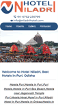 Mobile Screenshot of niladrihotel.com